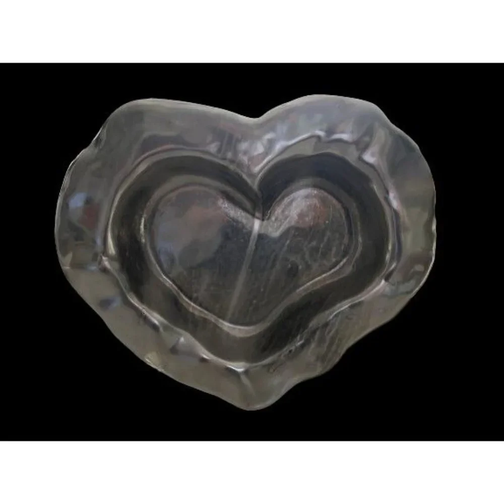 BEATRIZ BALL Hart Shaped Ball Silver Tone Dish 10